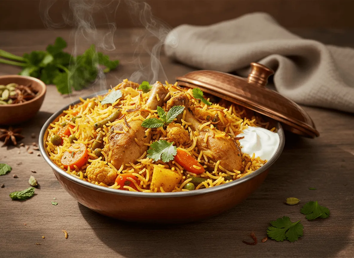 authentic-chicken-or-vegetable-biryani