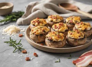 bacon-rosemary-stuffed-mushrooms