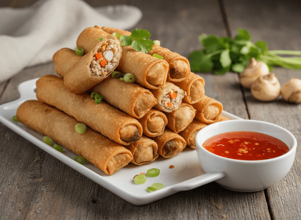 filipino-lumpia-shanghai-sweet-chili-sauce
