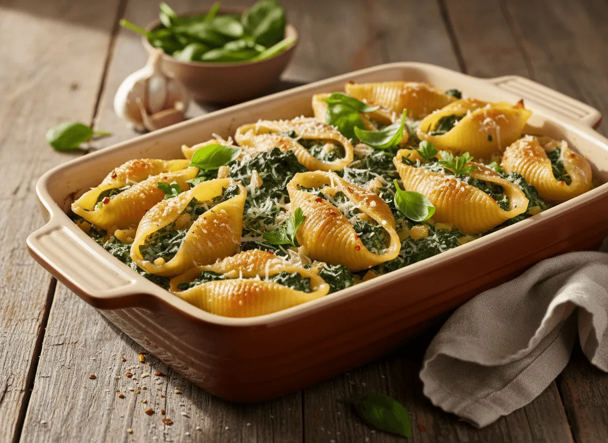 jumbo-stuffed-shells-ricotta-spinach