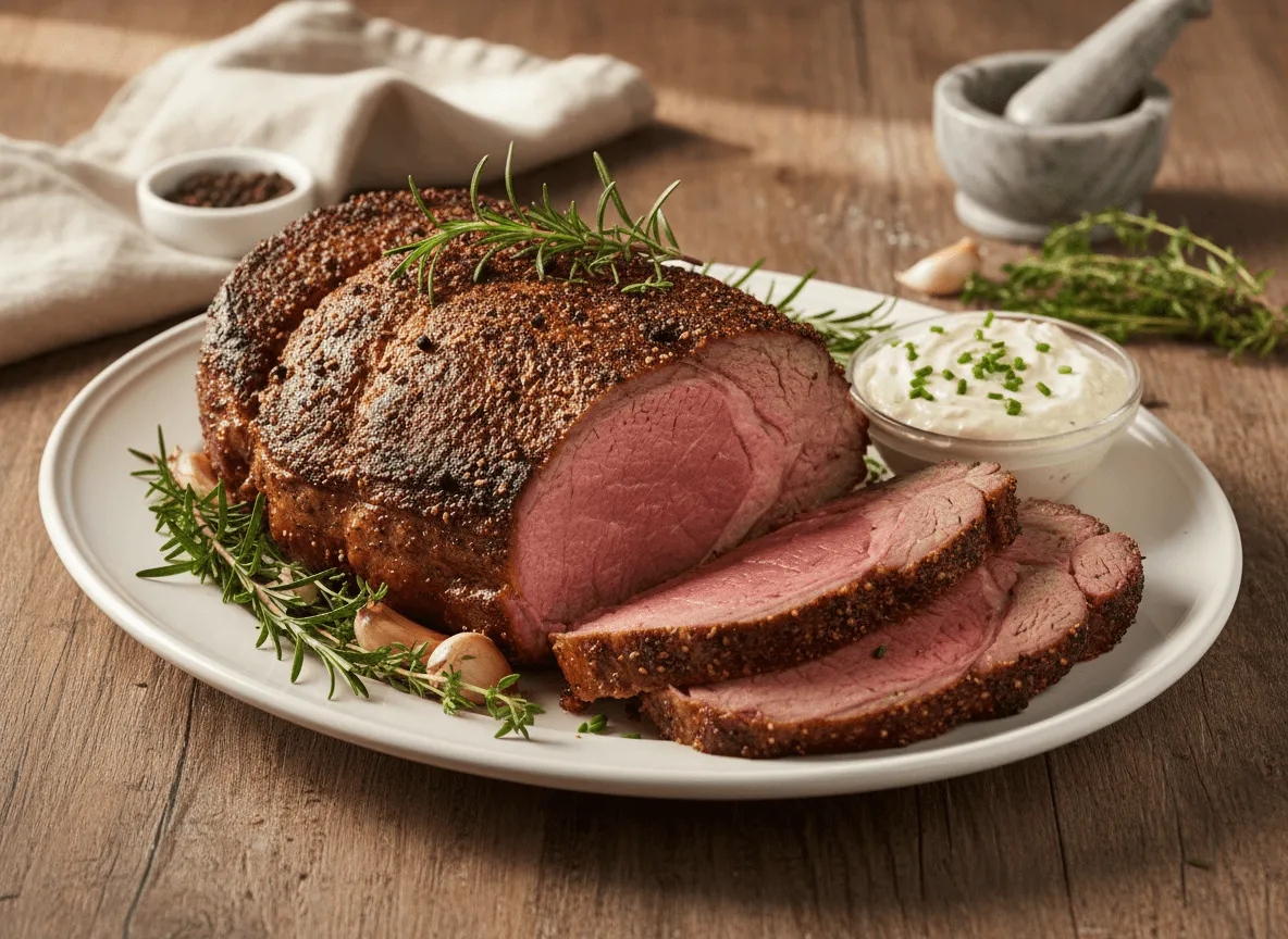 perfect-prime-rib-roast-creamy-horseradish-sauce